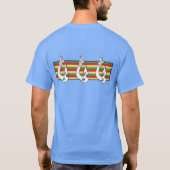 種族のハワイの釣り針 Tシャツ (裏面)