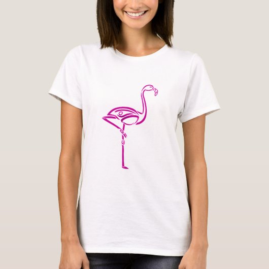 種族のフラミンゴ Tシャツ (正面)