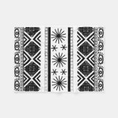 種族のプリントのデザイン フリースブランケット (正面(横))