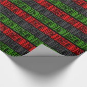 種族のプリントの包装紙 ラッピングペーパー (角)