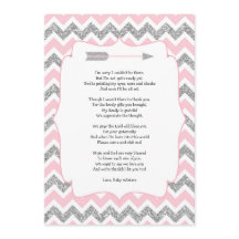 種族のベビーシャワーは詩が付いているノート感謝していしています