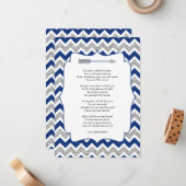 種族のベビーシャワーは詩が付いているノート感謝していしています ノートカード (正面/裏面インサイチュ)