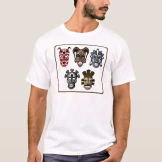 種族のマスク Tシャツ