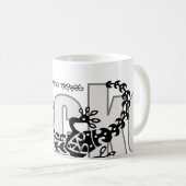 種族のヤモリのマグ コーヒーマグカップ (正面右)