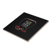 種族のリーバイズの黒い陶磁器の写真のタイル タイル (側面)