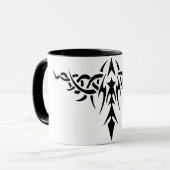 種族の入れ墨のデザインのマグ マグカップ (正面左)