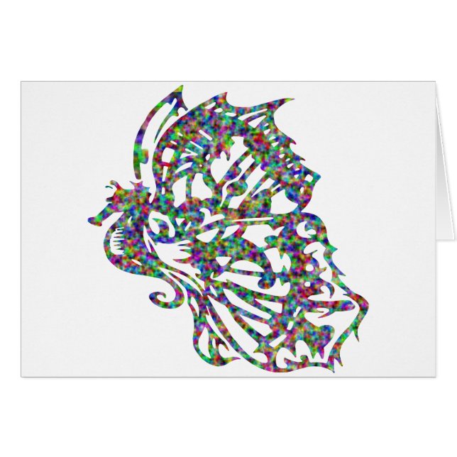 種族の入れ墨の蝶タツノオトシゴ (正面横)