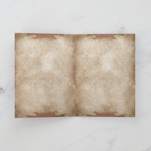 種族の女王の挨拶状 カード (内部)