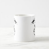 種族の対のドラゴン コーヒーマグカップ (中央)