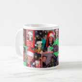 種族の幸せな休日のマグ コーヒーマグカップ (正面左)