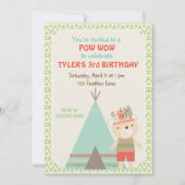 種族の捕虜のワウくまの誕生日の招待状 招待状 (正面)