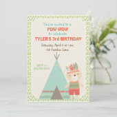 種族の捕虜のワウくまの誕生日の招待状 招待状 (スタンド正面)