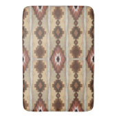 種族の敷物毛布のダイヤモンドの三角形パターン バスマット (正面縦)