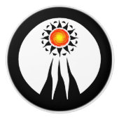 種族の日曜日および光線2 セラミックノブ (正面)