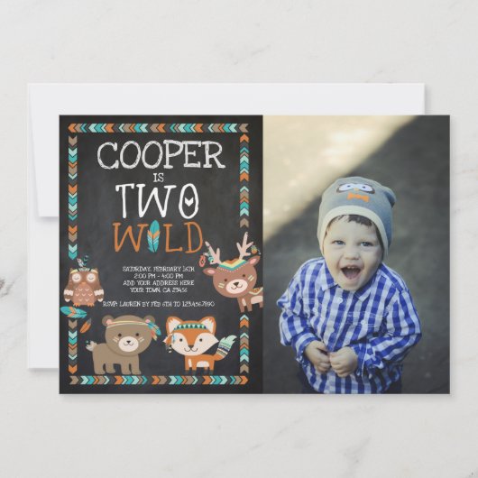 種族の森林、野生2 招待状 (正面)