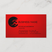 種族の炎の入れ墨の店の名刺 名刺 (正面)