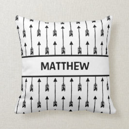 種族の白黒の矢の子供部屋のベビー クッション