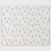 種族の矢パターン ラッピングペーパー (フラット)