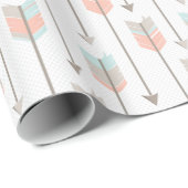 種族の矢パターン ラッピングペーパー (ロールコーナー)