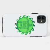 種族の緑のウミガメ Case-Mate iPhoneケース (裏面(横))