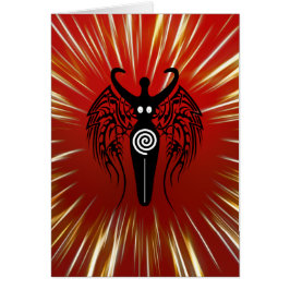 種族の翼を持つ新石器時代の自然の女神!