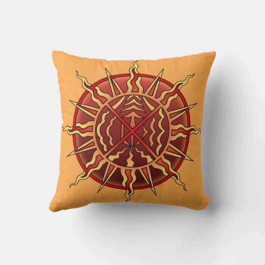 種族の芸術の枕最初国家の芸術の枕 クッション (裏面)