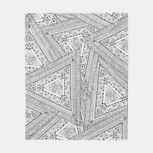 種族の落書き2 フリースブランケット (正面)