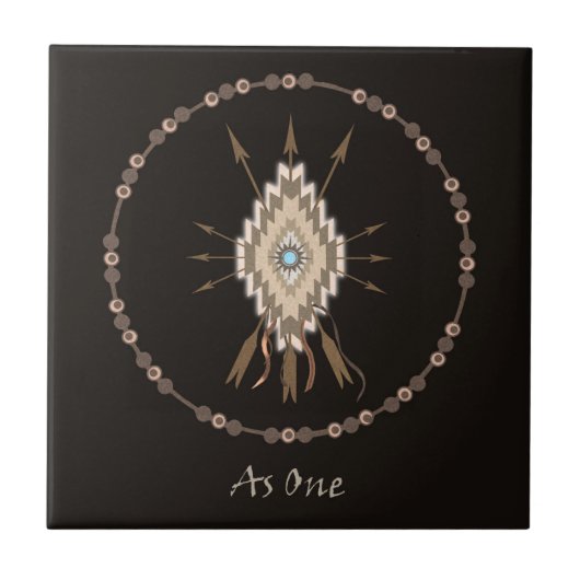 種族の記号の友情のモチーフの芸術のタイル タイル (正面)