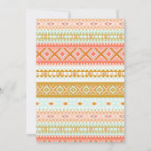 種族の野生の1匹の最初誕生日の招待状 招待状 (裏面)