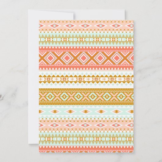 種族の野生の1匹の最初誕生日の招待状 招待状 (裏面)