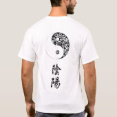 種族の陰陽 Tシャツ (裏面)