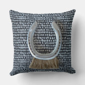 種族の馬の靴の枕 クッション (裏面)