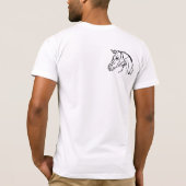 種族の馬 Tシャツ (裏面)