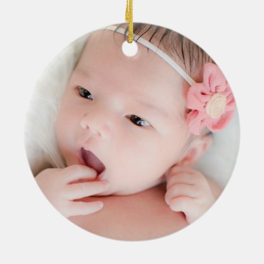 種族のDreamcatcher Bohoの新生児の記念品 セラミックオーナメント (裏面)