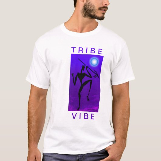 種族のVIBEのバイオレット Tシャツ (正面)