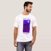 種族のVIBEのバイオレット Tシャツ (正面フル)
