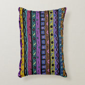 種族パターンアクセントの枕 アクセントクッション (正面(垂直))