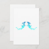 種族マオリのシュモクザメのカップル-ギフトのアイディア エンクロージャーカード (正面/裏面)