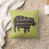 種族ヴィンテージの旧式なカバの民族パターン クッション (ブランケット)