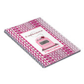 種族及びレトロのストーブのレシピのノート ノートブック (右側)