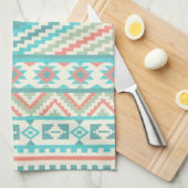 種族台所手タオルかアズテック人 キッチンタオル (四つ折り)