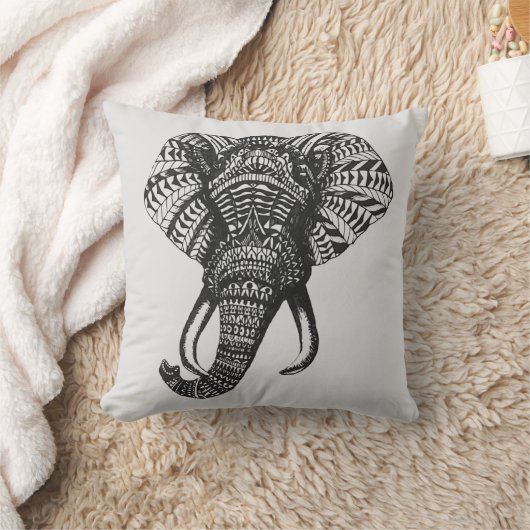 種族象の枕 クッション (ブランケット)
