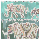 種族象の知識階級の水Boho ファブリック (クローズアップ)