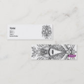 種族-細い スキニー名刺 (正面/裏面)