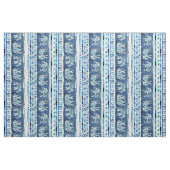 種族ELEPHANTINGのインディゴ象 ファブリック (ファットクウォーター)