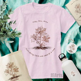 ,種祈種,成長,庭師のためのガーデニング,花屋 Tシャツ