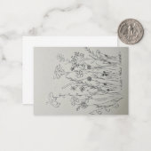 種空白の類大事な行事用カード ノートカード (正面/裏面インサイチュ)