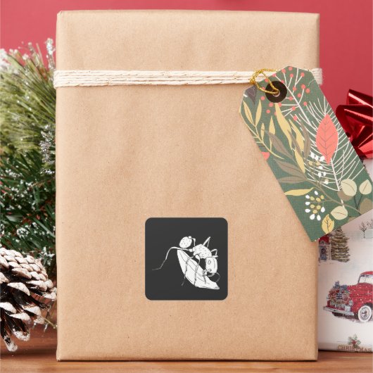 種鞘🐜アリ スクエアシール (クリスマス)