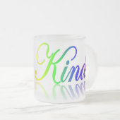 種類によって曇らされるマグがあって下さい フロストグラスマグカップ (正面右)