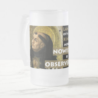 種類のアクィナスのこの抵抗の法律はマグを曇らしました フロストグラスビールジョッキ